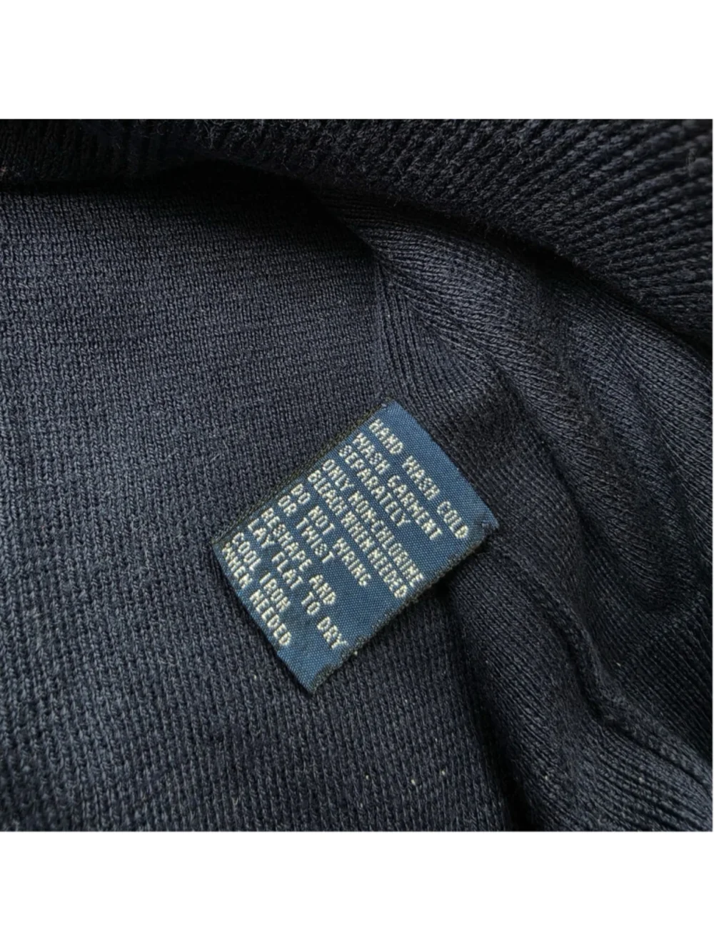 Polo Ralph Lauren Pima Cotton Sweater Navy Blue Crewneck Pony Logo XL
